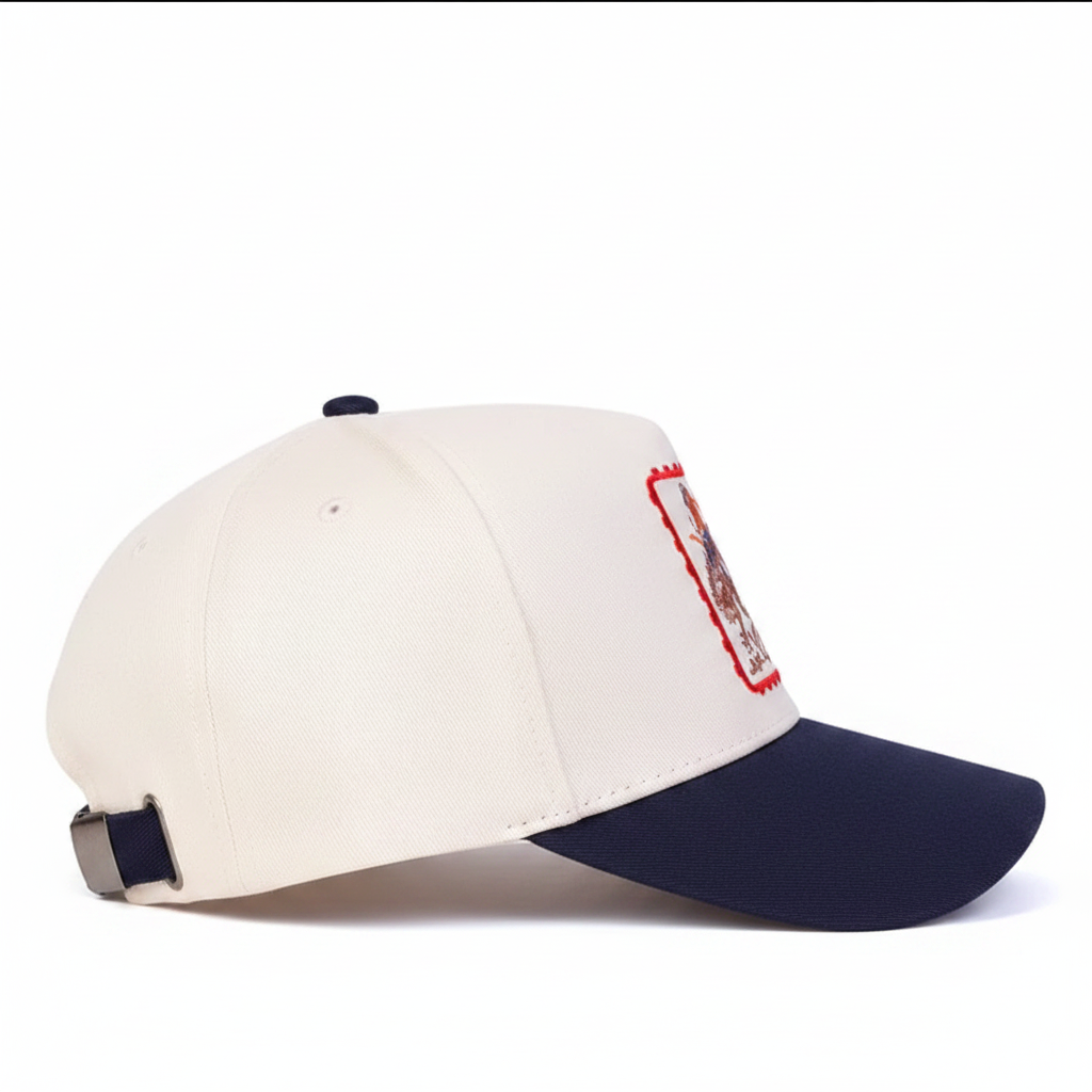 Howdy cowboy embroidered cap – side view
