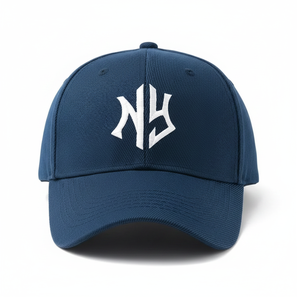 NY Gothic Cap Navy Blue - Right Side View