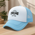 Chicago Illinois trucker cap – side view