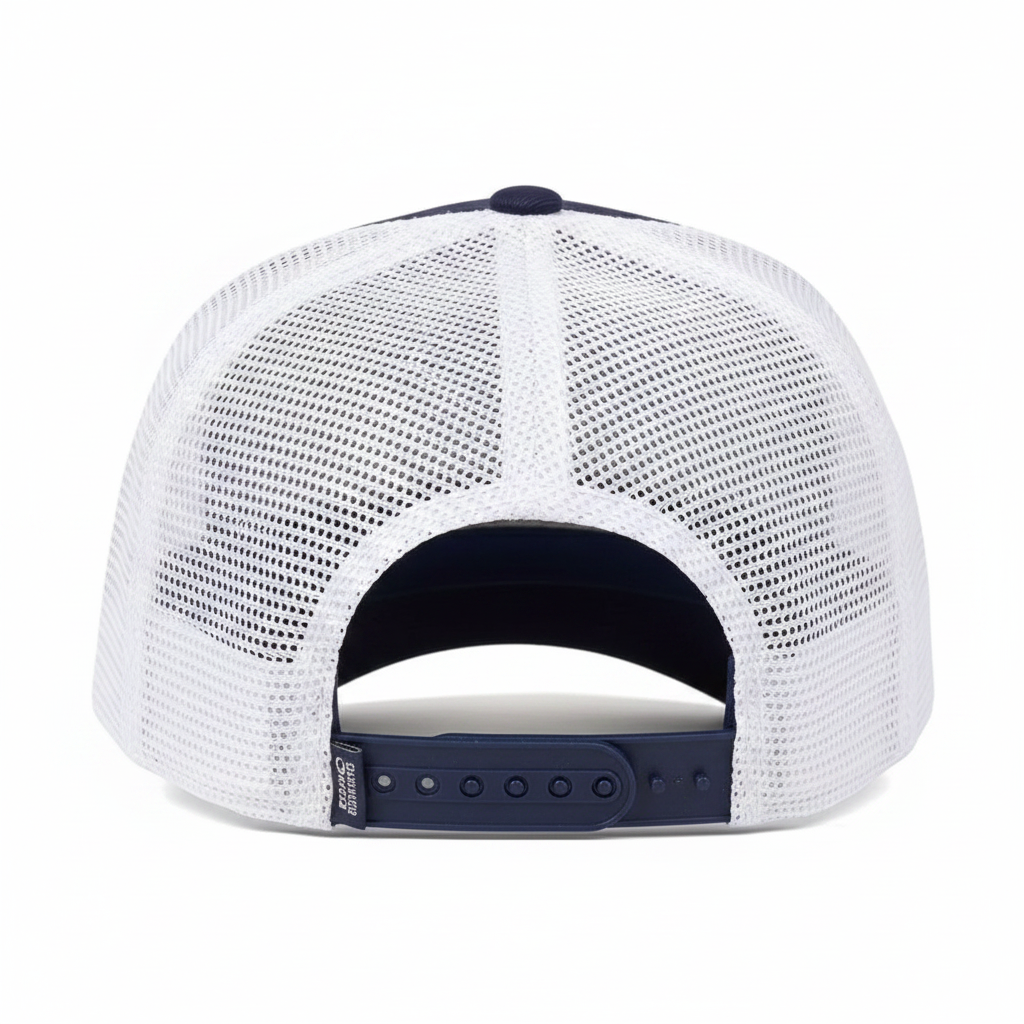 Navy XX Face Trucker Cap back view