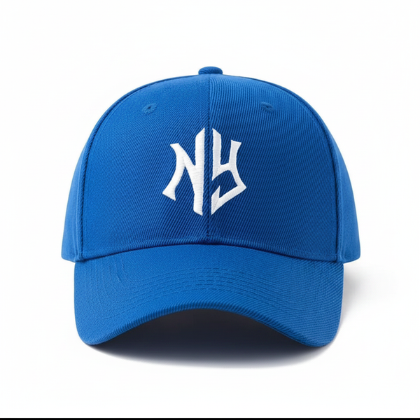 NY Gothic Cap Royal Blue - Left Side View